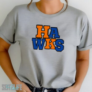Block Letter Hawks T-Shirt (Adult)