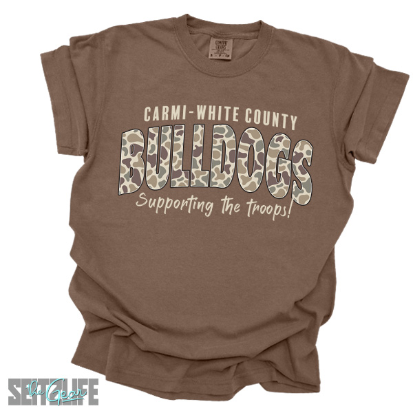 CWCHS Bulldogs Supporting the Troops T-Shirt (Adult) - Image 3