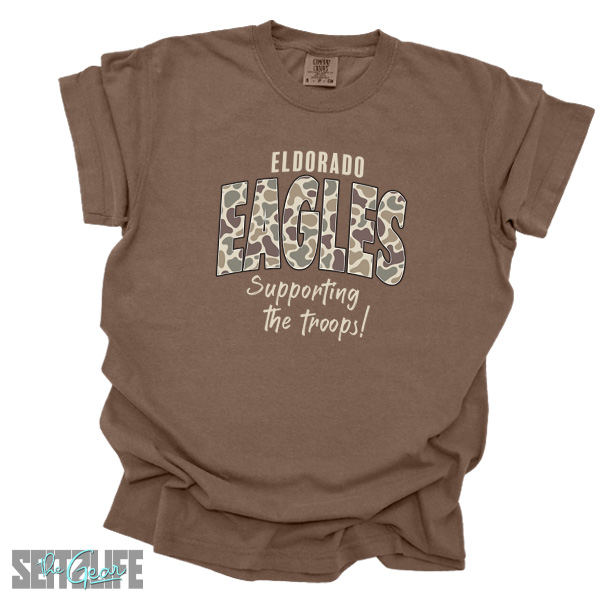 Eldorado Eagles Supporting the Troops T-Shirt (Adult) - Image 3