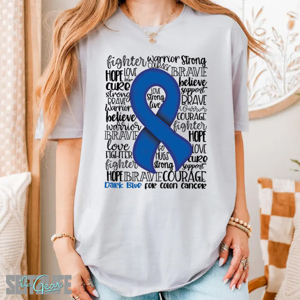 Support, Strength and Awareness of Colon Cancer T-Shirt (Adult)