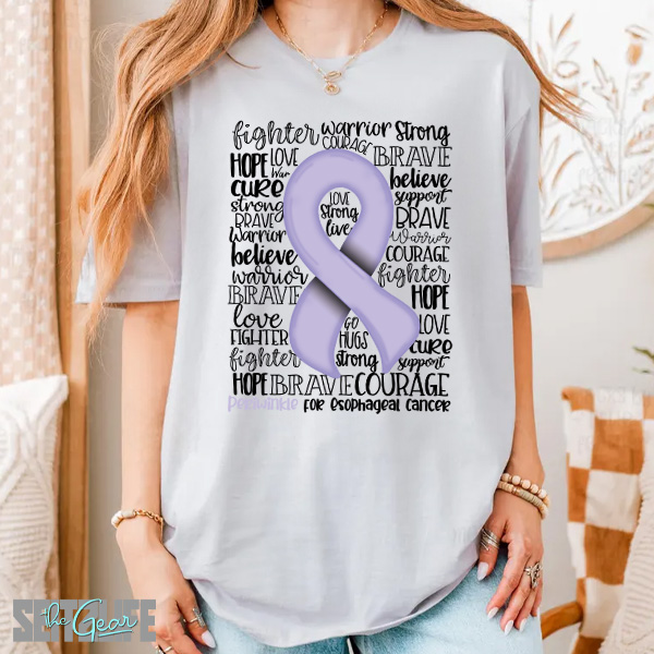 Support, Strength and Awareness of Esophageal Cancer T-Shirt (Adult)