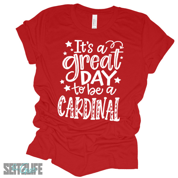 It’s a Great Day to Be a Cardinal – NCOE T-Shirt (Adult) - Image 3