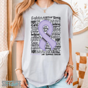 Support, Strength and Awareness of Stomach Cancer T-Shirt (Adult)
